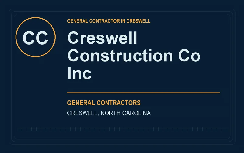 Creswell Construction Co Inc in Creswell, North Carolina
