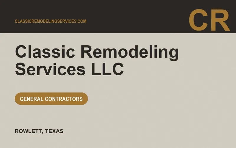 Classic Remodeling Services LLC in Rowlett, Texas