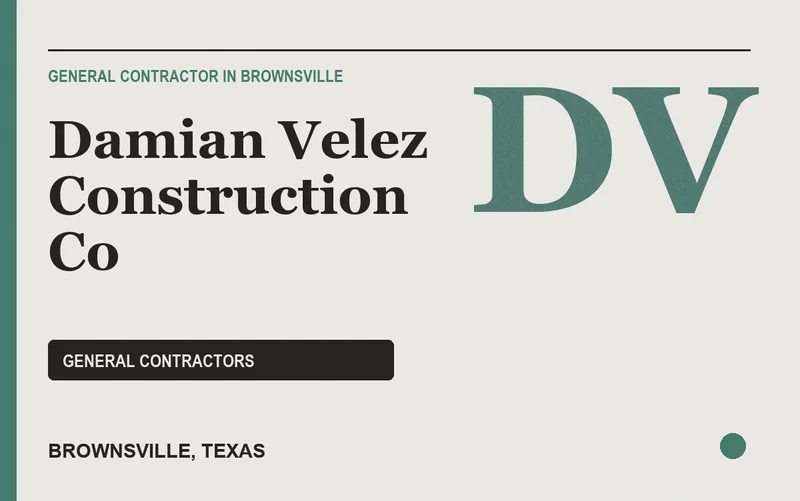 Damian Velez Construction Co in Brownsville, Texas