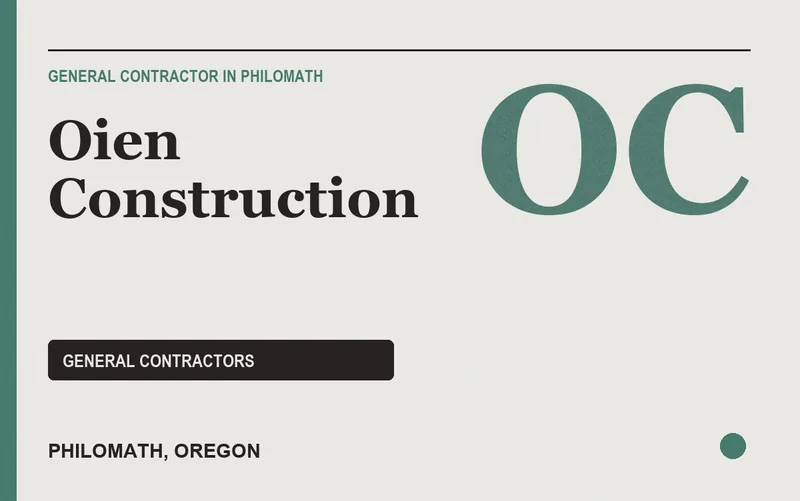 Oien Construction in Philomath, Oregon