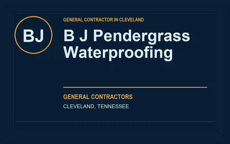 B J Pendergrass Waterproofing in Cleveland, Tennessee