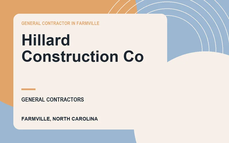 Hillard Construction Co in Farmville, North Carolina