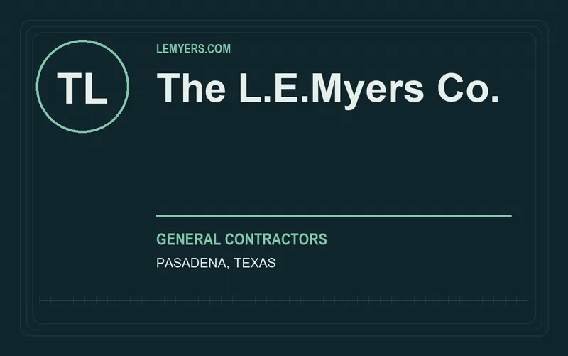 The L.E.Myers Co. in Pasadena, Texas