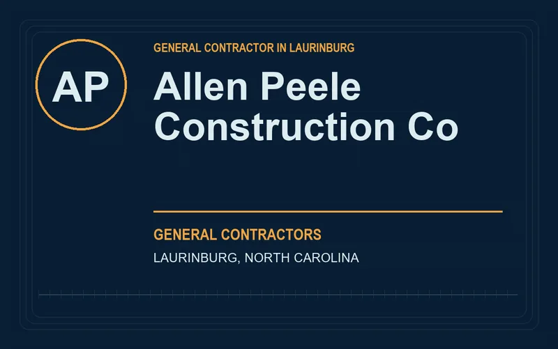 Allen Peele Construction Co in Laurinburg, North Carolina