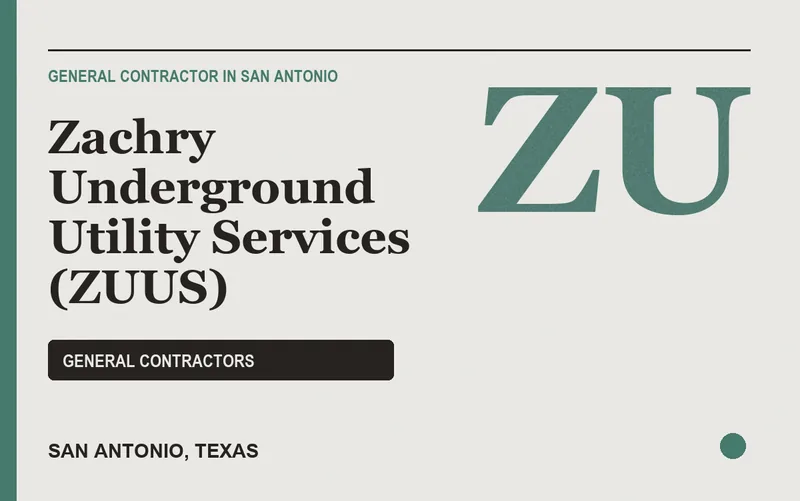 Zachry Underground Utility Services (ZUUS) in San Antonio, Texas