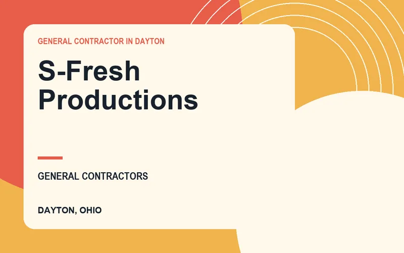 S-Fresh Productions in Dayton, Ohio