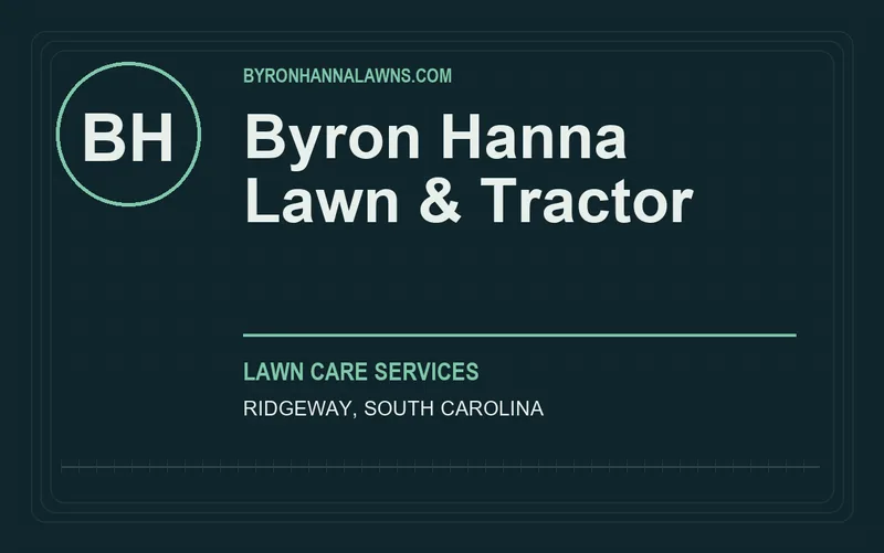 Byron Hanna Lawn & Tractor in Ridgeway, South Carolina