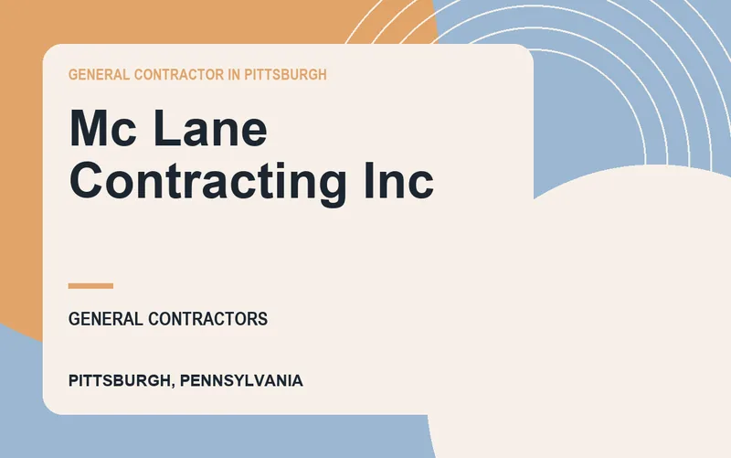 Mc Lane Contracting Inc in Pittsburgh, Pennsylvania