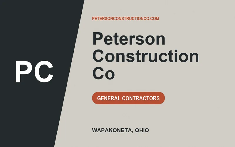 Peterson Construction Co in Wapakoneta, Ohio