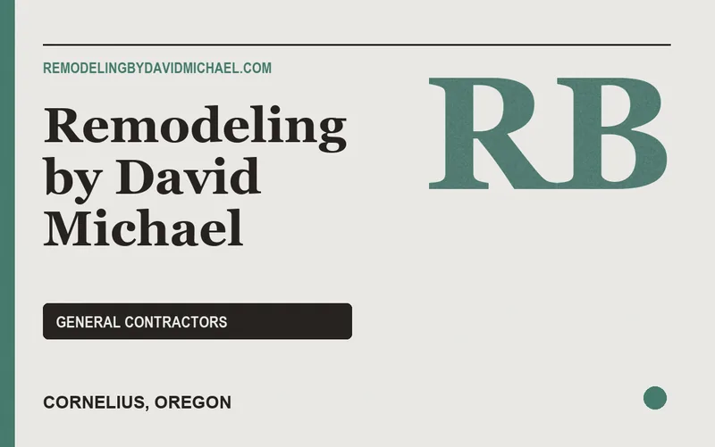 Remodeling by David Michael in Cornelius, Oregon