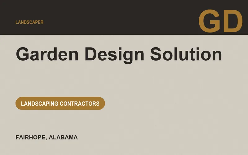 Garden Design Solution in Fairhope, Alabama