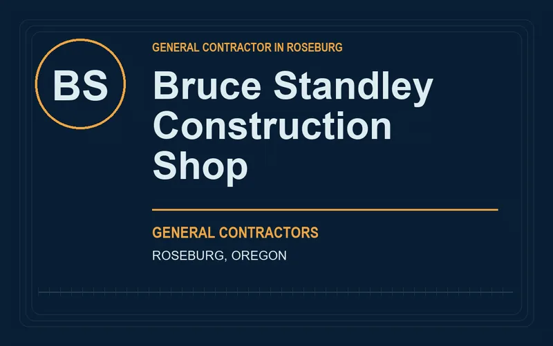 Bruce Standley Construction Shop in Roseburg, Oregon
