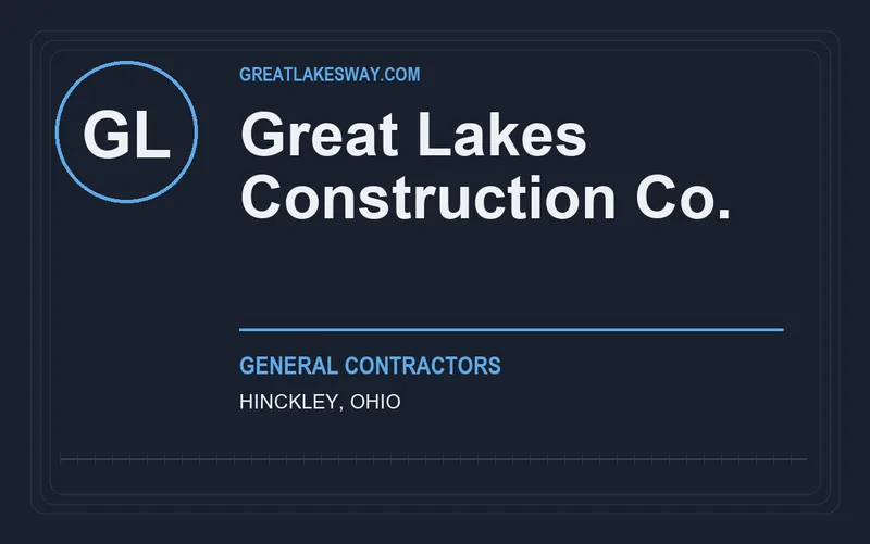 Great Lakes Construction Co. in Hinckley, Ohio