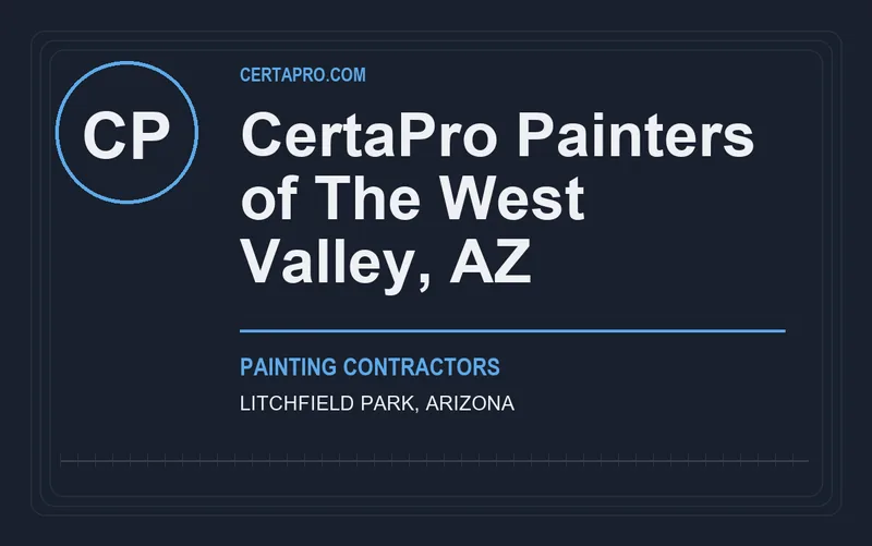 CertaPro Painters of The West Valley, AZ in Litchfield Park, Arizona