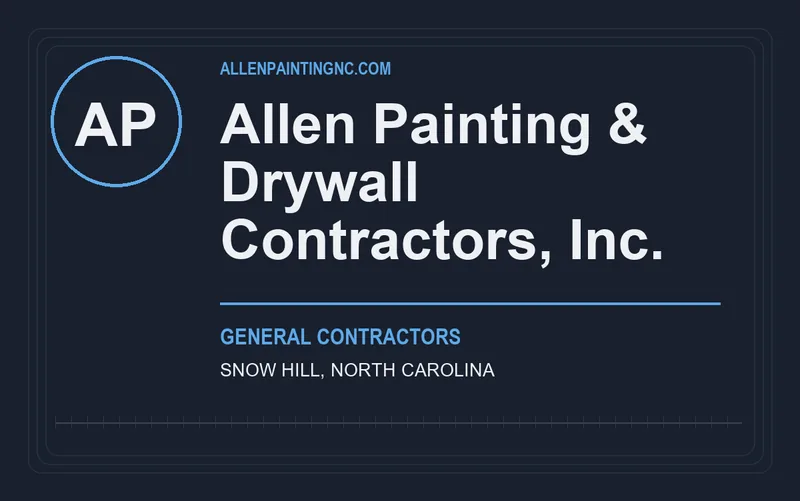 Allen Painting & Drywall Contractors, Inc. in Snow Hill, North Carolina