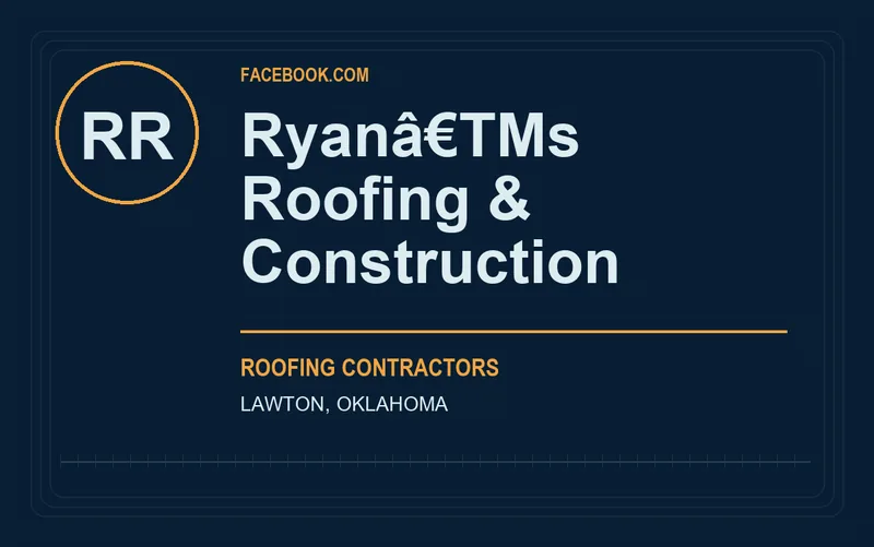 Ryanâ€TMs Roofing & Construction in Lawton, Oklahoma