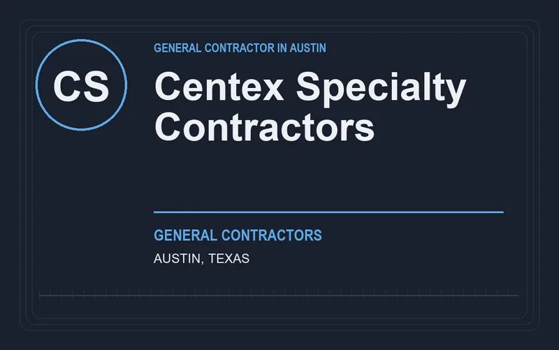 Centex Specialty Contractors in Austin, Texas