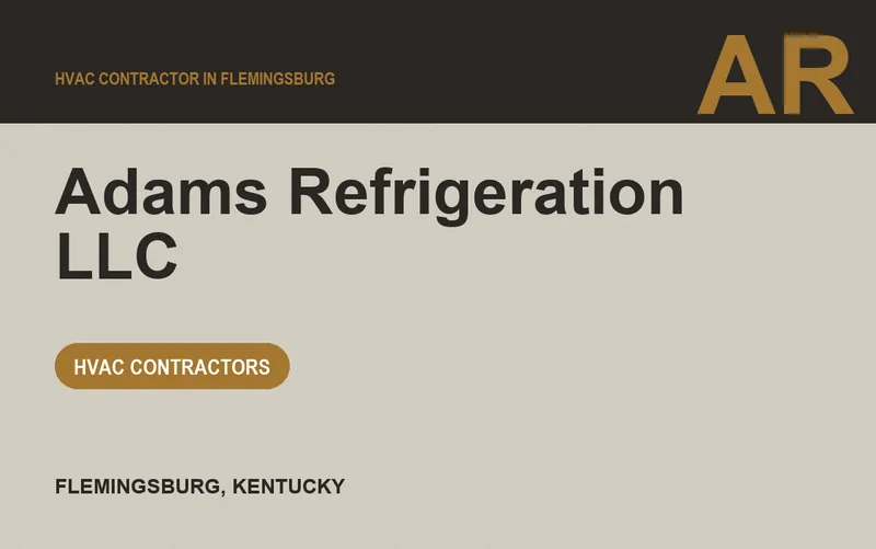 Adams Refrigeration LLC in Flemingsburg, Kentucky
