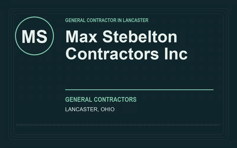 Max Stebelton Contractors Inc in Lancaster, Ohio