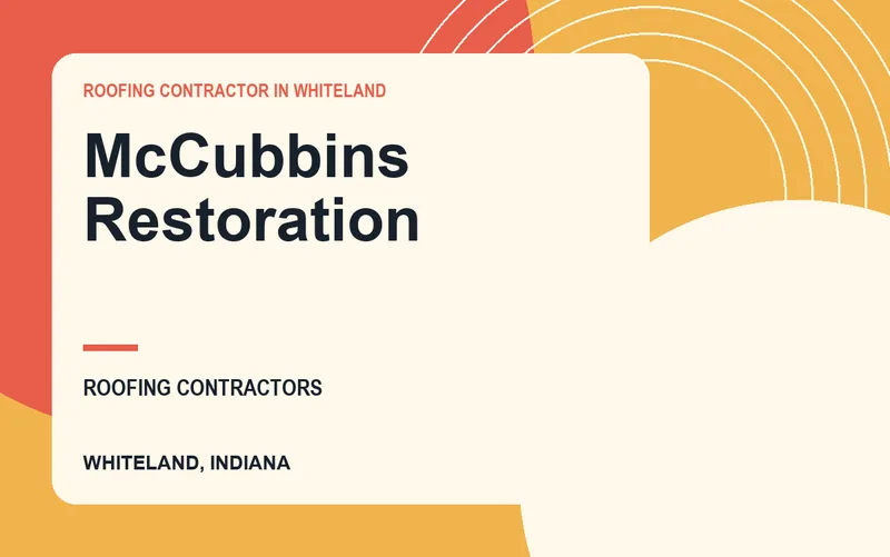 McCubbins Restoration in Whiteland, Indiana