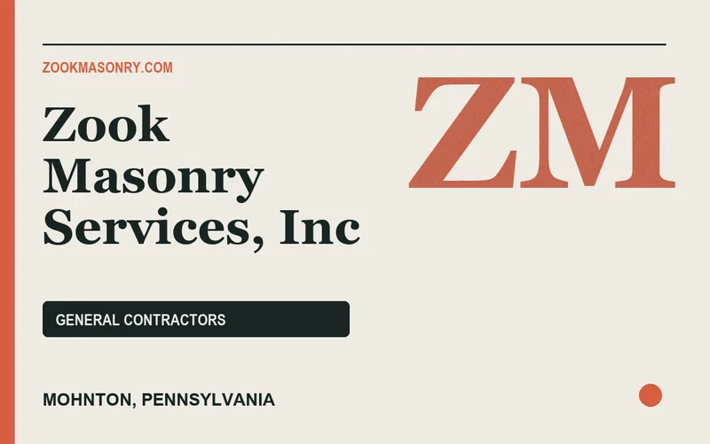 Zook Masonry Services, Inc in Mohnton, Pennsylvania