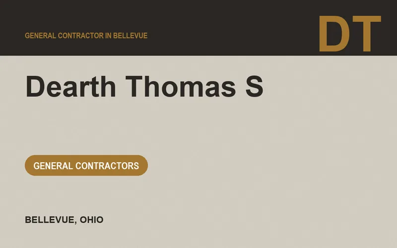 Dearth Thomas S in Bellevue, Ohio