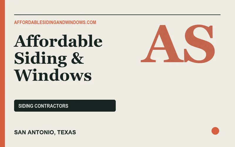 Affordable Siding & Windows in San Antonio, Texas