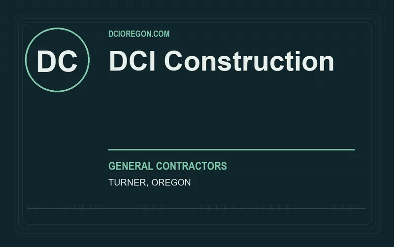 DCI Construction in Turner, Oregon