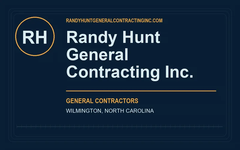 Randy Hunt General Contracting Inc. in Wilmington, North Carolina