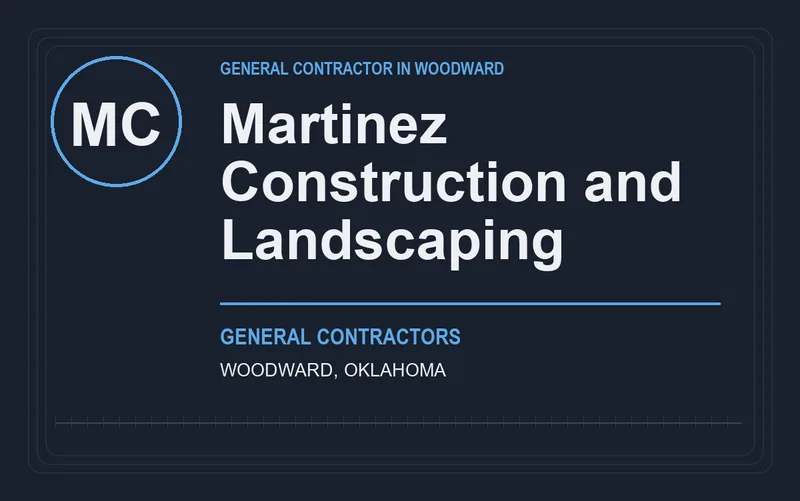 Martinez Construction and Landscaping in Woodward, Oklahoma