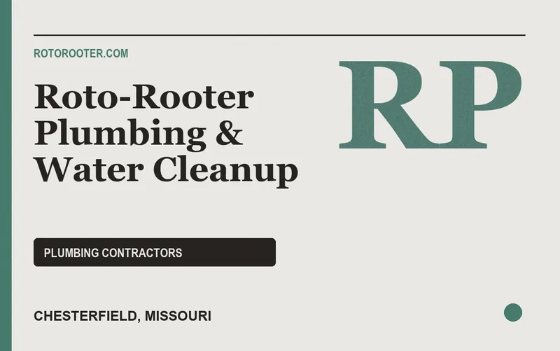 Roto-Rooter Plumbing & Water Cleanup in Chesterfield, Missouri
