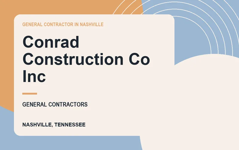 Conrad Construction Co Inc in Nashville, Tennessee
