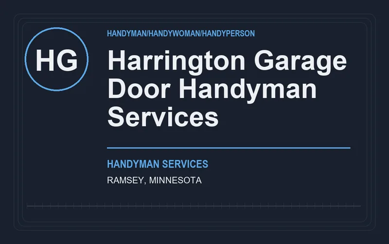 Harrington Garage Door Handyman Services in Ramsey, Minnesota