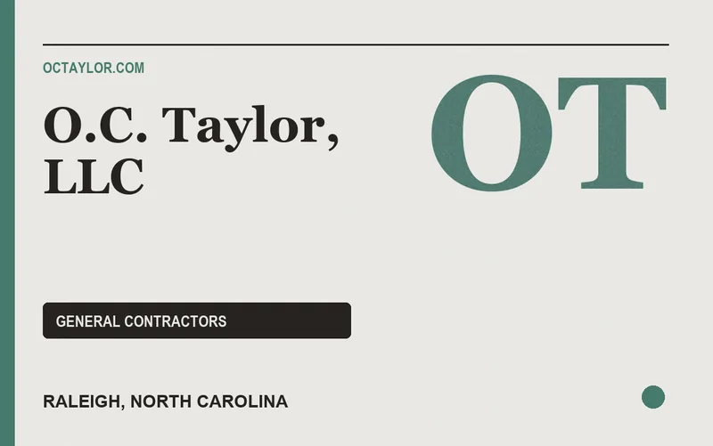 O.C. Taylor, LLC in Raleigh, North Carolina