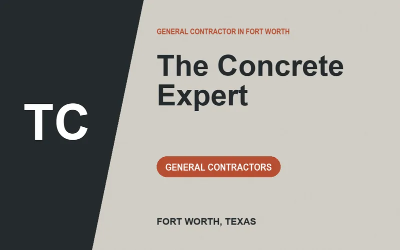 The Concrete Expert in Fort Worth, Texas