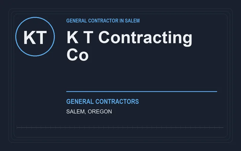K T Contracting Co in Salem, Oregon