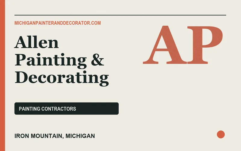Allen Painting & Decorating in Iron Mountain, Michigan