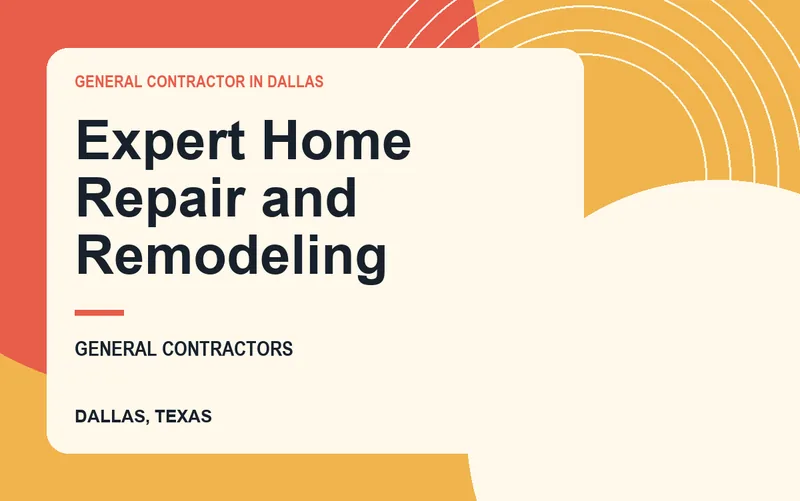 Expert Home Repair and Remodeling in Dallas, Texas