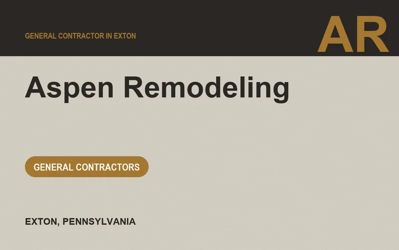 Aspen Remodeling in Exton, Pennsylvania