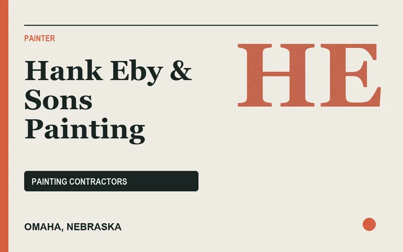 Hank Eby & Sons Painting in Omaha, Nebraska