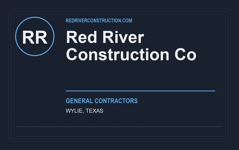 Red River Construction Co in Wylie, Texas