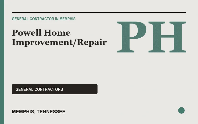 Powell Home Improvement/Repair in Memphis, Tennessee