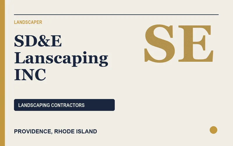 SD&E Lanscaping INC in Providence, Rhode Island