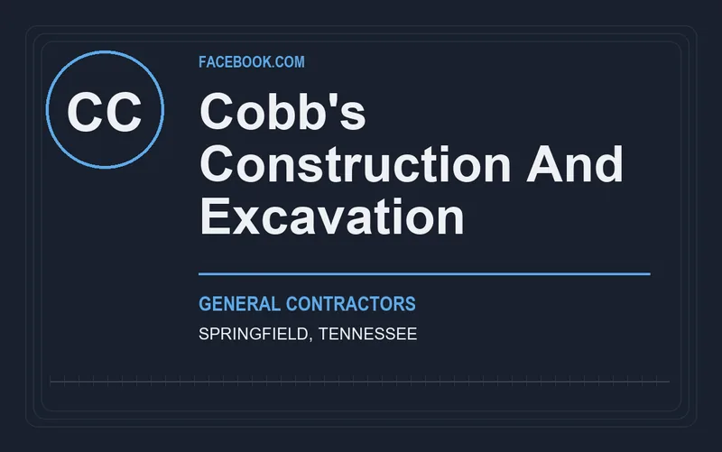 Cobb's Construction And Excavation in Springfield, Tennessee