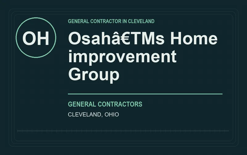 Osahâ€TMs Home improvement Group in Cleveland, Ohio