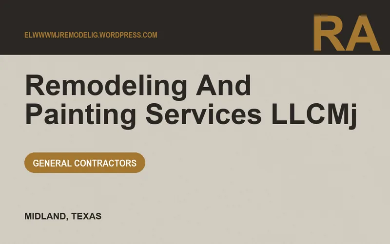 REMODELING AND PAINTING SERVICES LLC.MJ in Midland, Texas