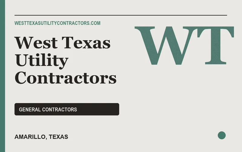 West Texas Utility Contractors in Amarillo, Texas