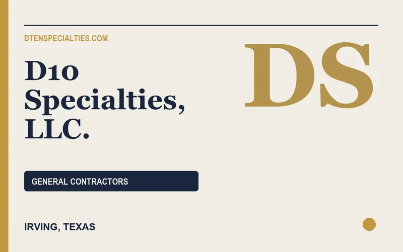 D10 Specialties, LLC. in Irving, Texas