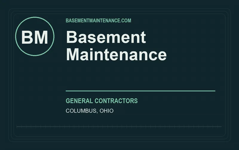 Basement Maintenance in Columbus, Ohio