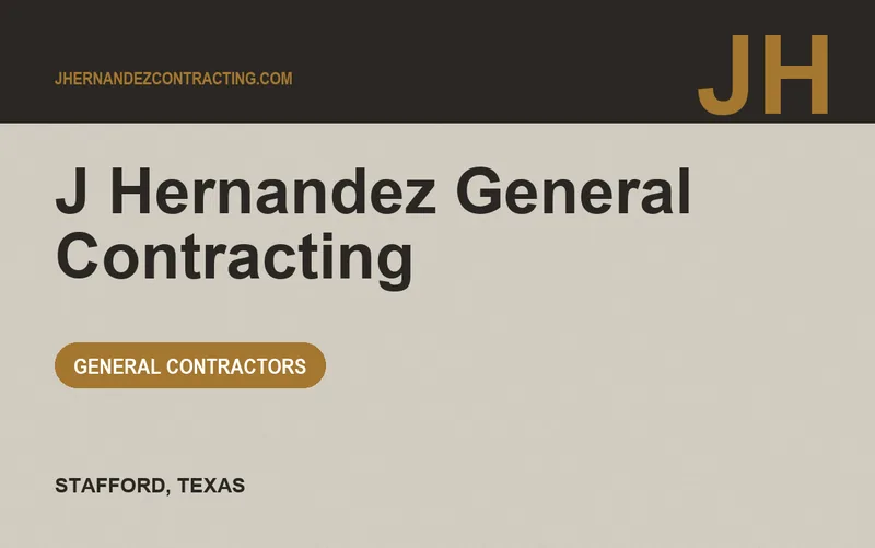 J Hernandez General Contracting in Stafford, Texas
